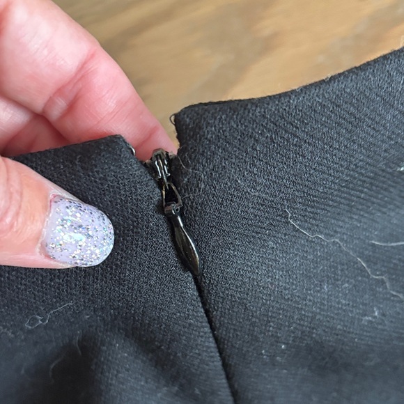 Dolce & Gabbana Virgin Wool Black Mini Skirt with Zipper Cheetah Details 42 Sma - Picture 6 of 7